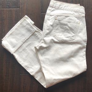 OLD NAVY Capri white jeans